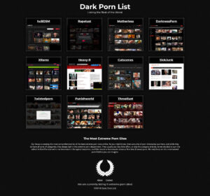 Dark Porn List